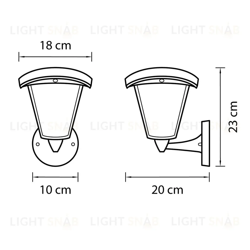 Уличный настенный светодиодный светильник Lightstar Lampione 375670 375670