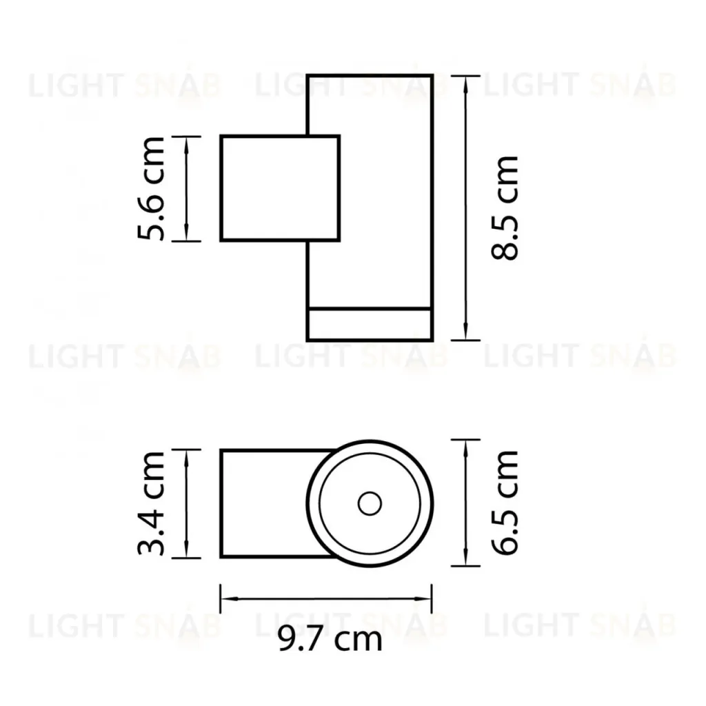 Уличный настенный светильник Lightstar Paro 350607 350607