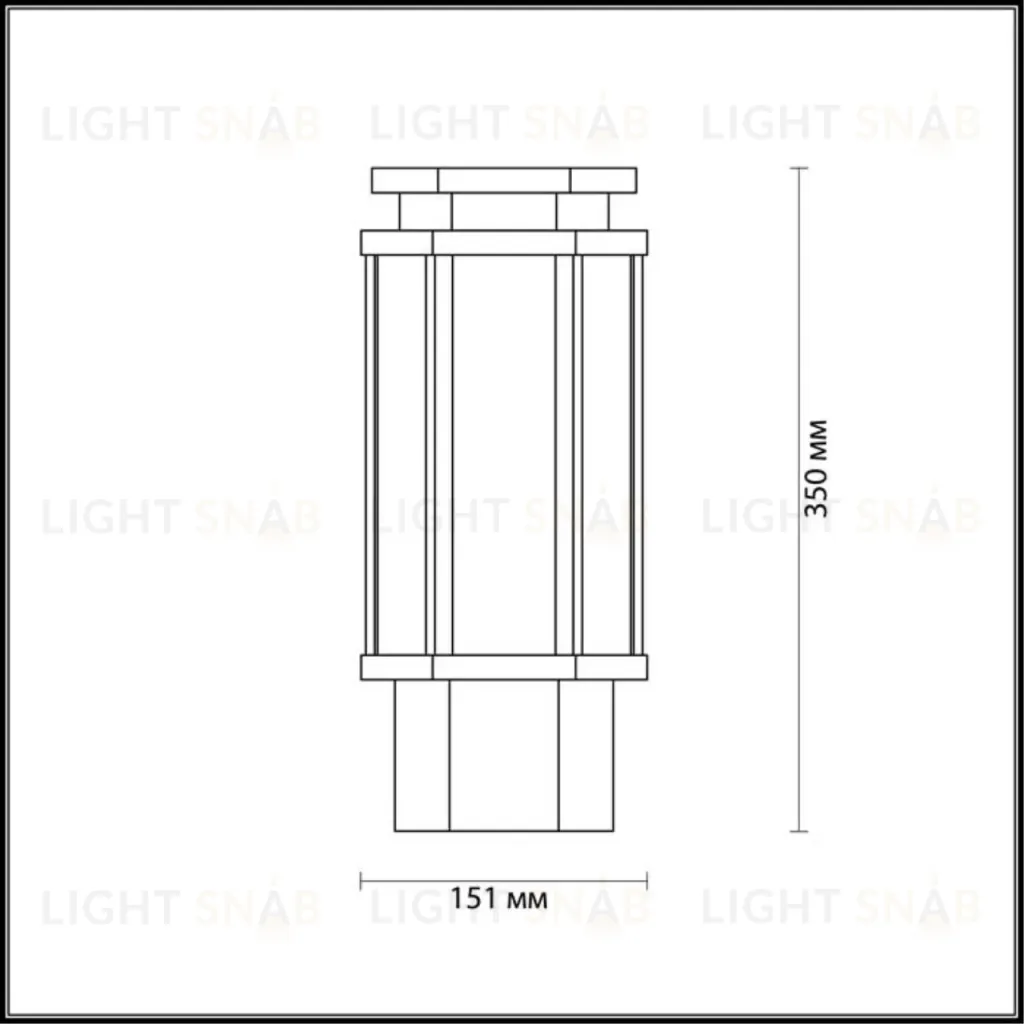 Уличный светильник Odeon Light Gino 4048/1B 4048/1B