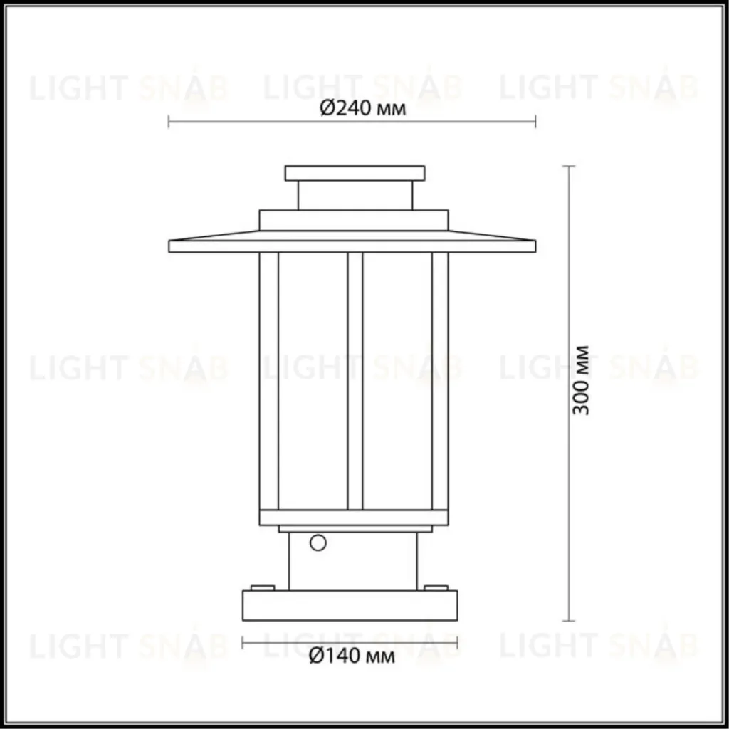 Уличный светильник Odeon Light Mito 4047/1B 4047/1B