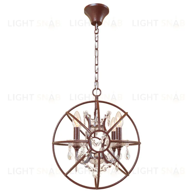 Подвесная люстра LOFT IT Foucaults orb crystal Loft1897/4 Loft1897/4