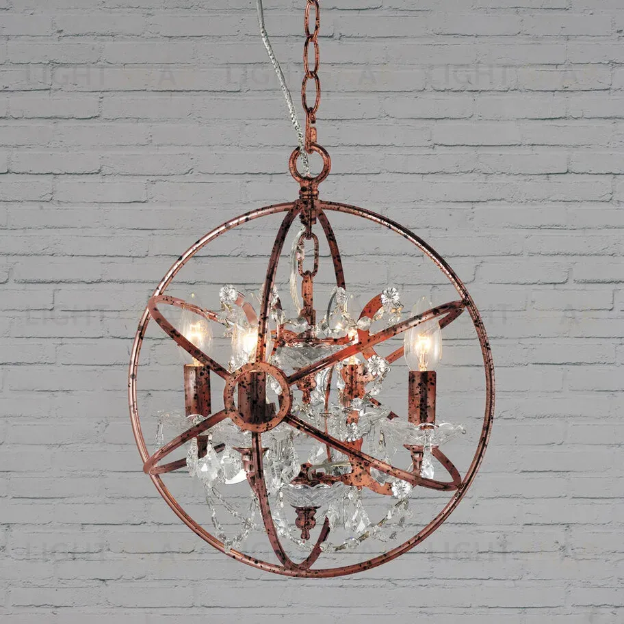 Подвесная люстра LOFT IT Foucaults orb crystal Loft1897/4 Loft1897/4