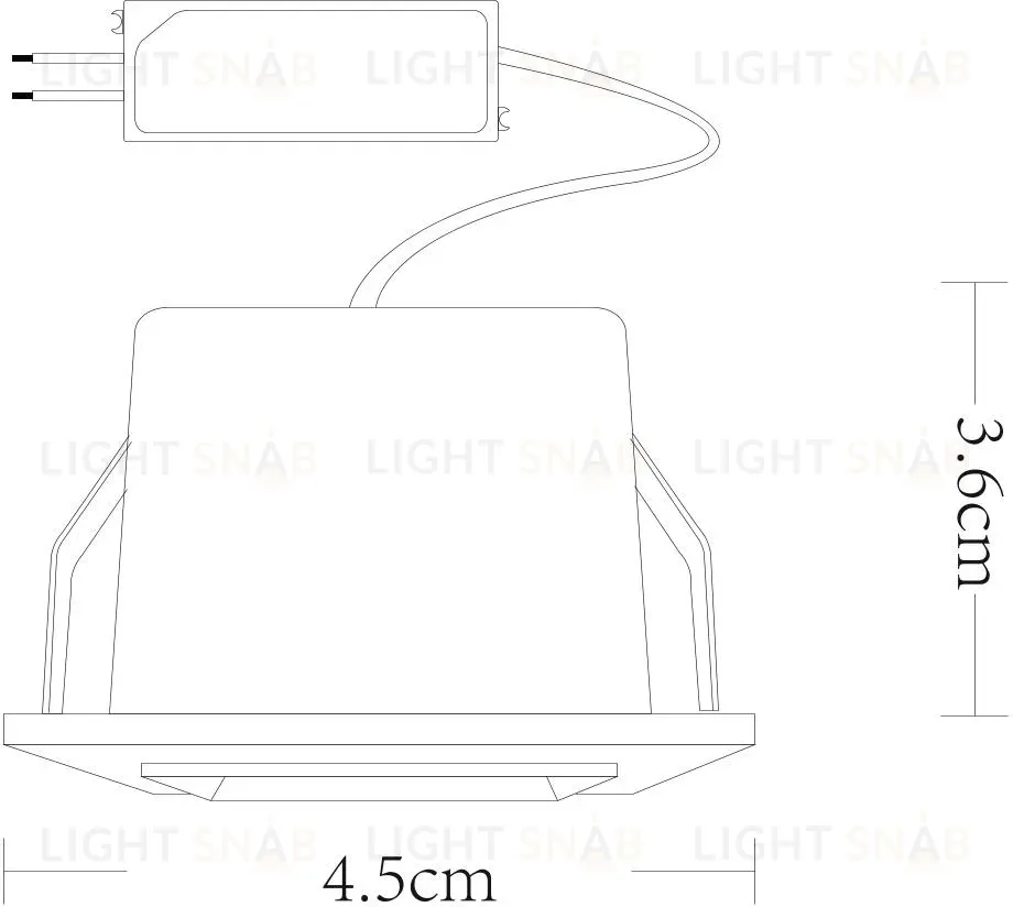 Встраиваемый светодиодный светильник Arte Lamp Grill A3153PL-1BK A3153PL-1BK