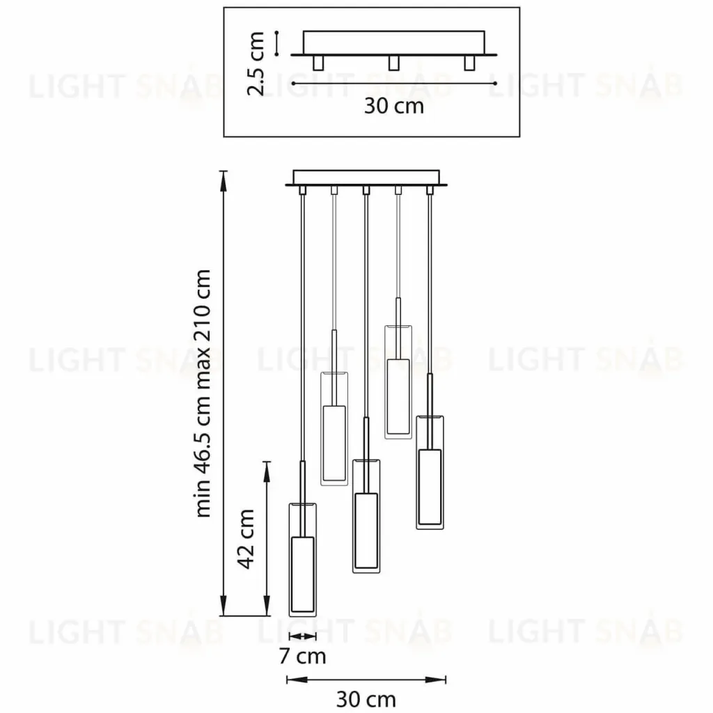 Подвесная люстра Lightstar Cilino 756054 756054