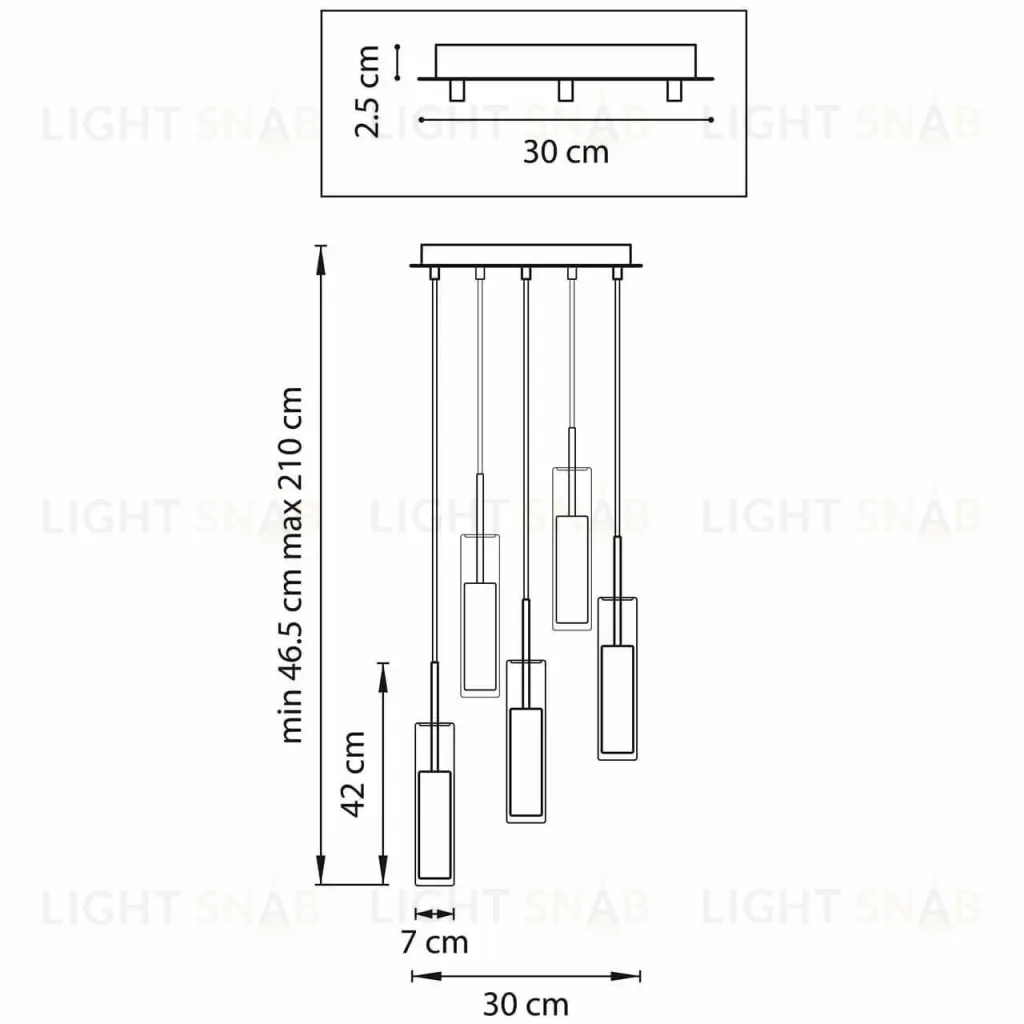 Подвесная люстра Lightstar Cilino 756056 756056