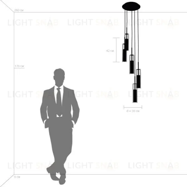 Подвесная люстра Lightstar Cilino 756057 756057