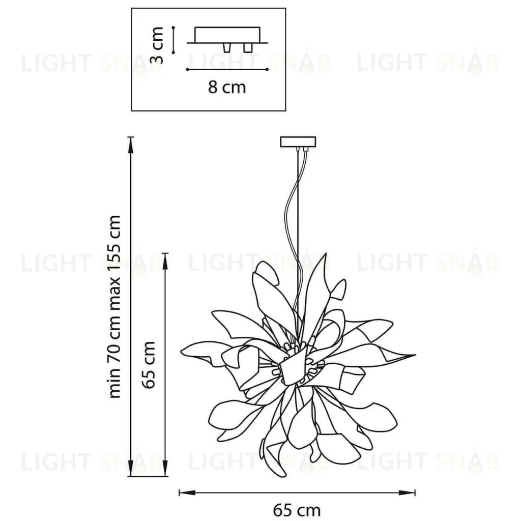 Подвесная люстра Lightstar Turbio 754269 754269