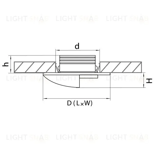Встраиваемый светодиодный светильник Lightstar Lumina 212156 212156