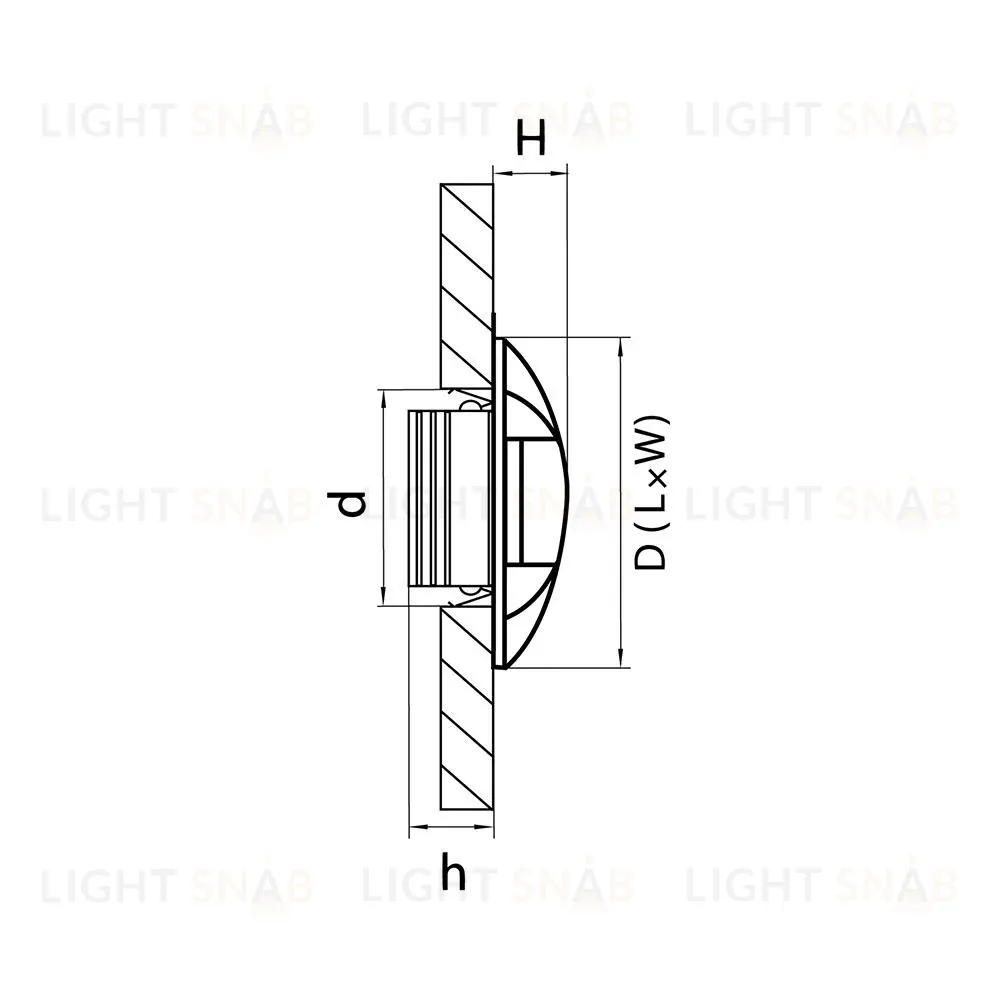Встраиваемый светодиодный светильник Lightstar Lumina 212264 212264