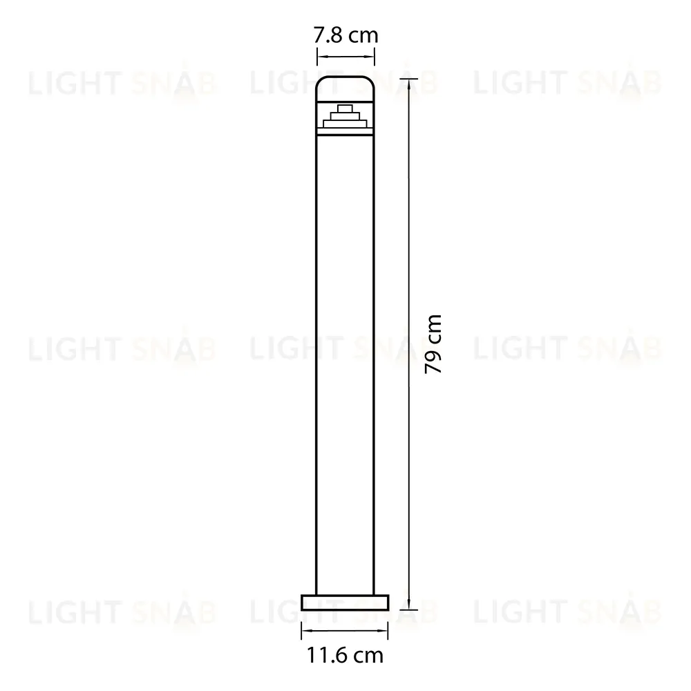 Уличный светодиодный светильник Lightstar Raggio 376707 376707