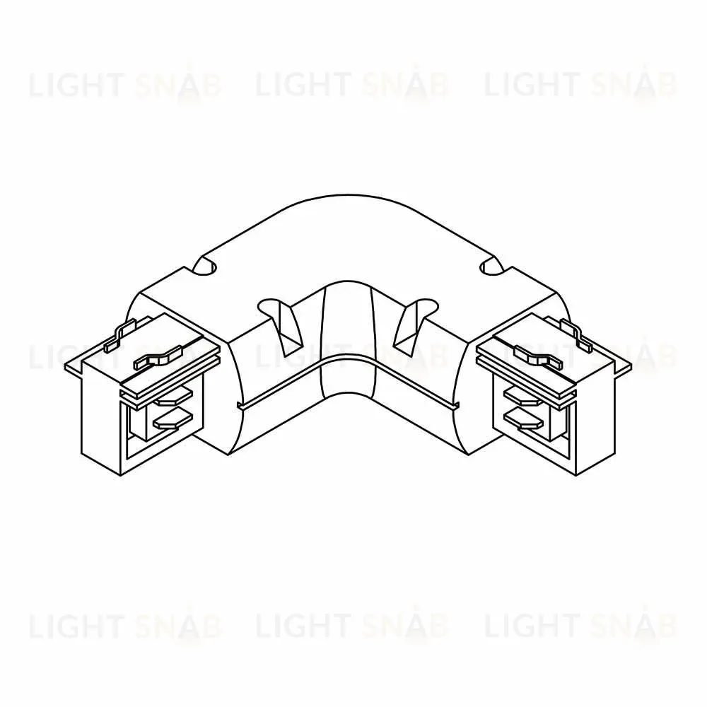 Коннектор L-образный Lightstar Barra 504126 504126