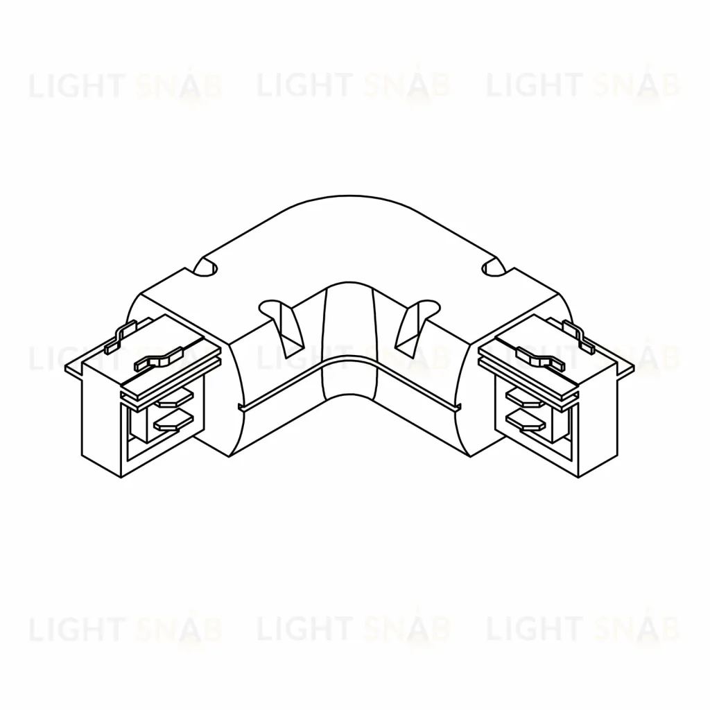 Коннектор L-образный Lightstar Barra 504127 504127