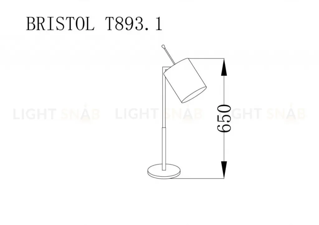 Настольная лампа Lucia Tucci Bristol T893.1 Bristol T893.1