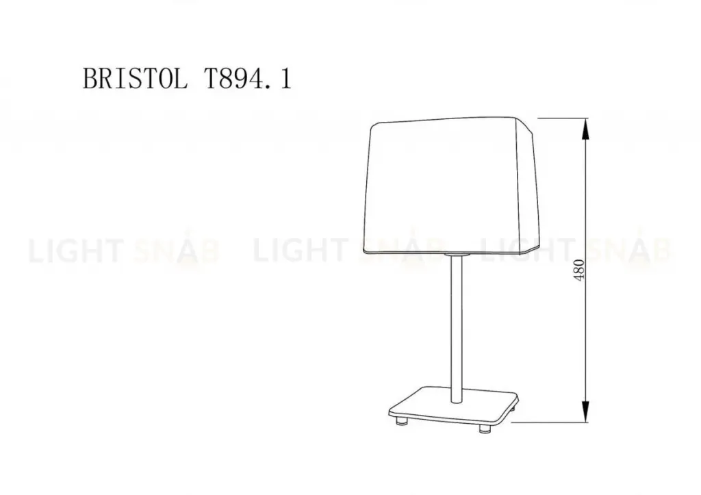 Настольная лампа Lucia Tucci Bristol T894.1 Bristol T894.1