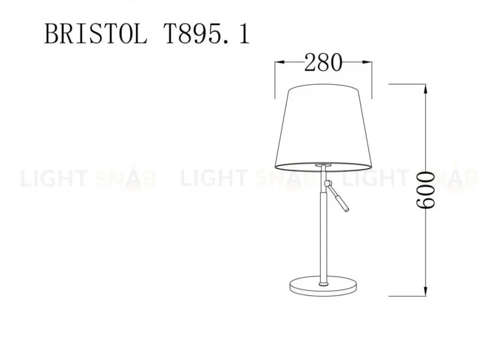 Настольная лампа Lucia Tucci Bristol T895.1 Bristol T895.1