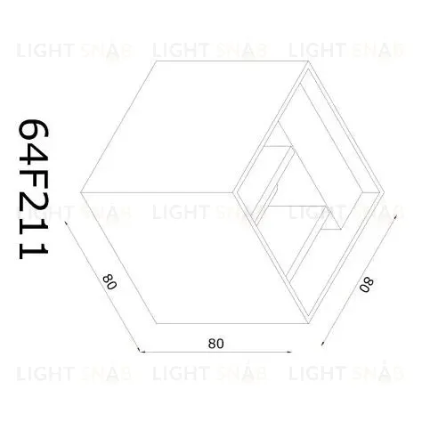 Уличный настенный светодиодный светильник Lucide Xia 17293/02/31 17293/02/31