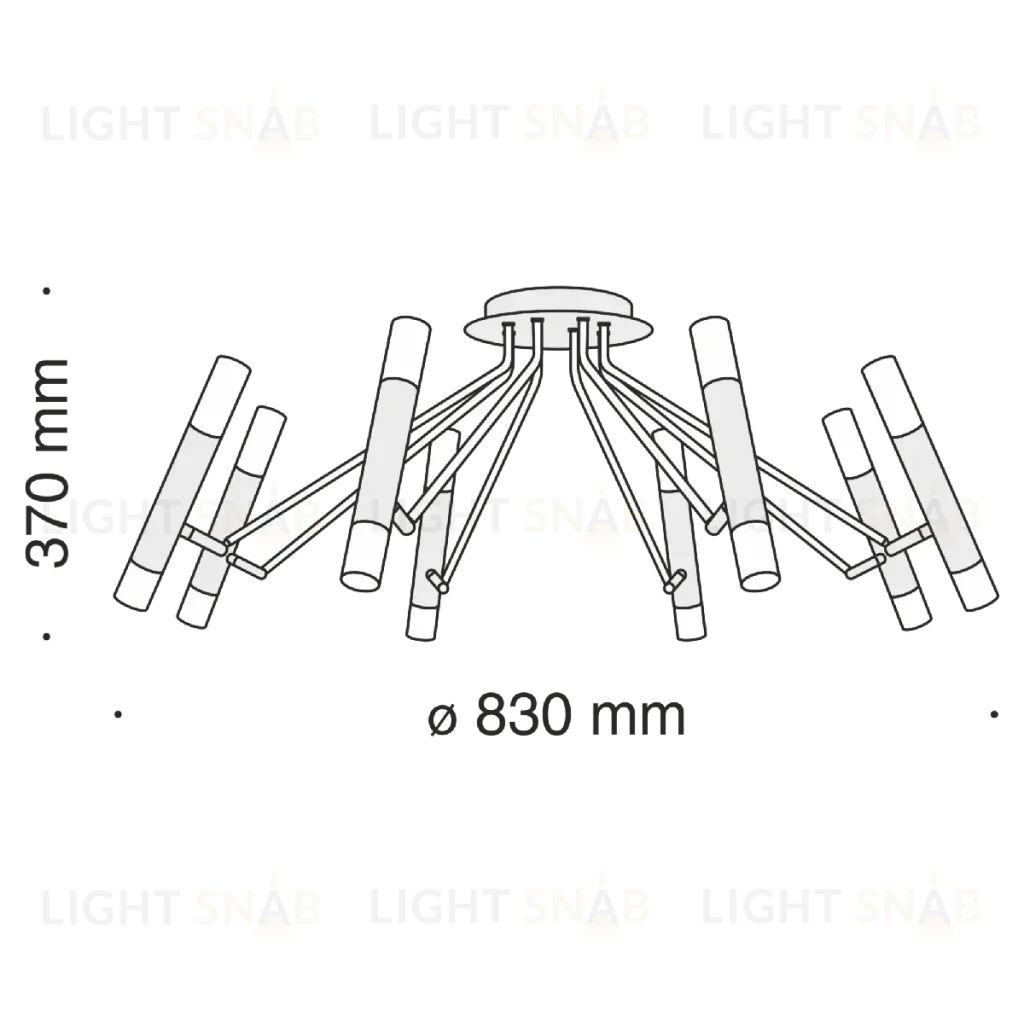 Потолочная люстра Maytoni Vigo MOD620CL-16B MOD620CL-16B