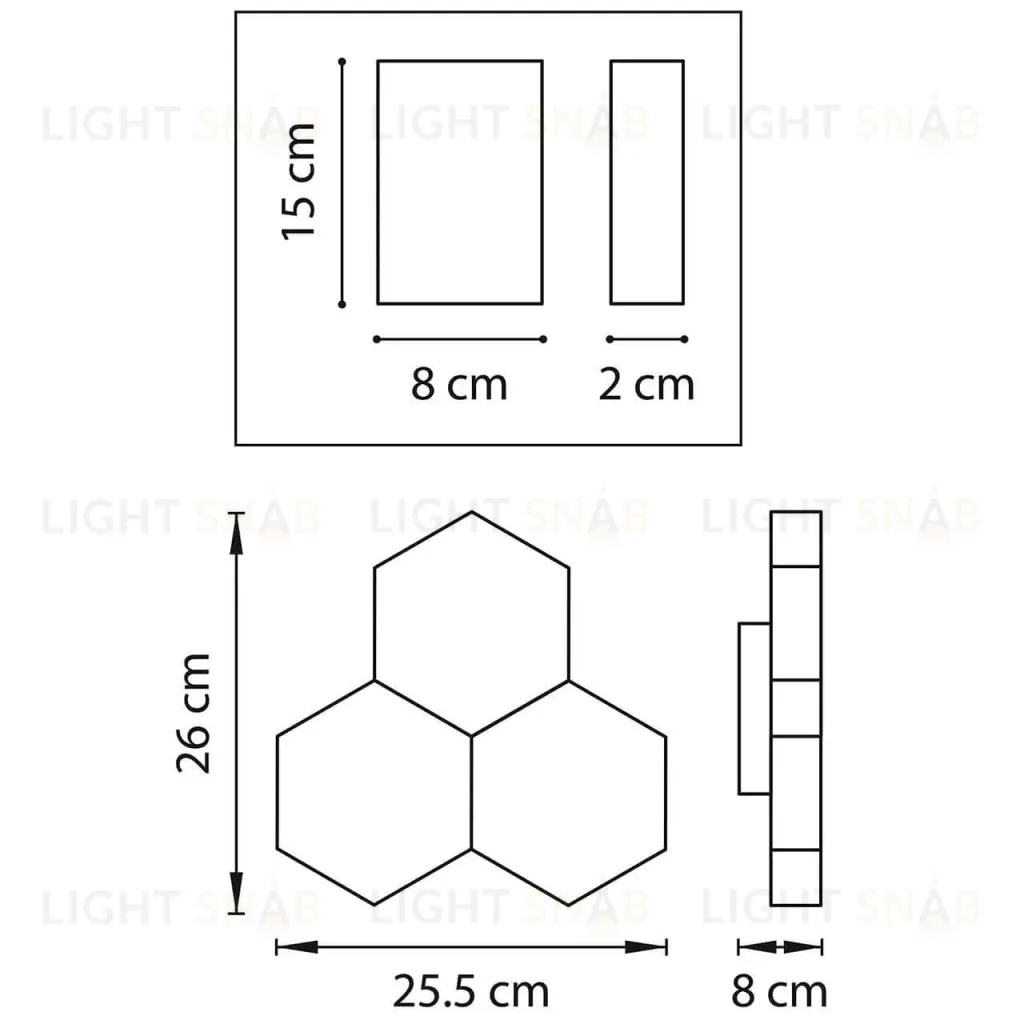 Настенный светодиодный светильник Lightstar Favo 750632 750632