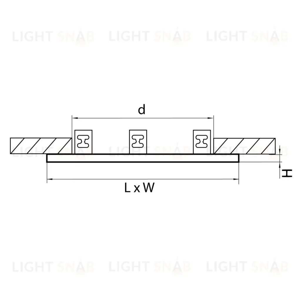 Рамка Lightstar Intero 111 217836 217836