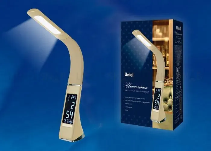 Настольная лампа (UL-00003303) Uniel TLD-542 Cream/LED/300Lm/5000K/Dimmer TLD-542 Cream/LED/300Lm/5000K/Dimmer