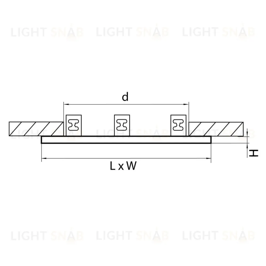 Рамка Lightstar Intero 111 217837 217837