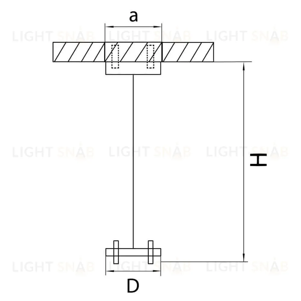 Основание для светильника Lightstar Rullo 590056 590056