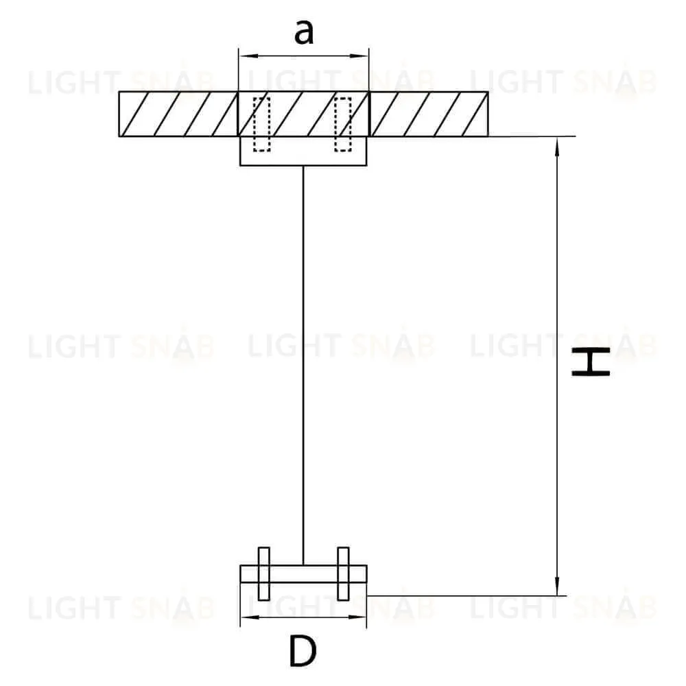 Основание для светильника Lightstar Rullo 590057 590057