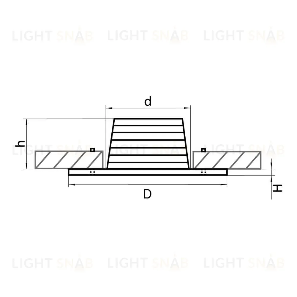 Встраиваемый светодиодный светильник Lightstar Leddy 212175 212175