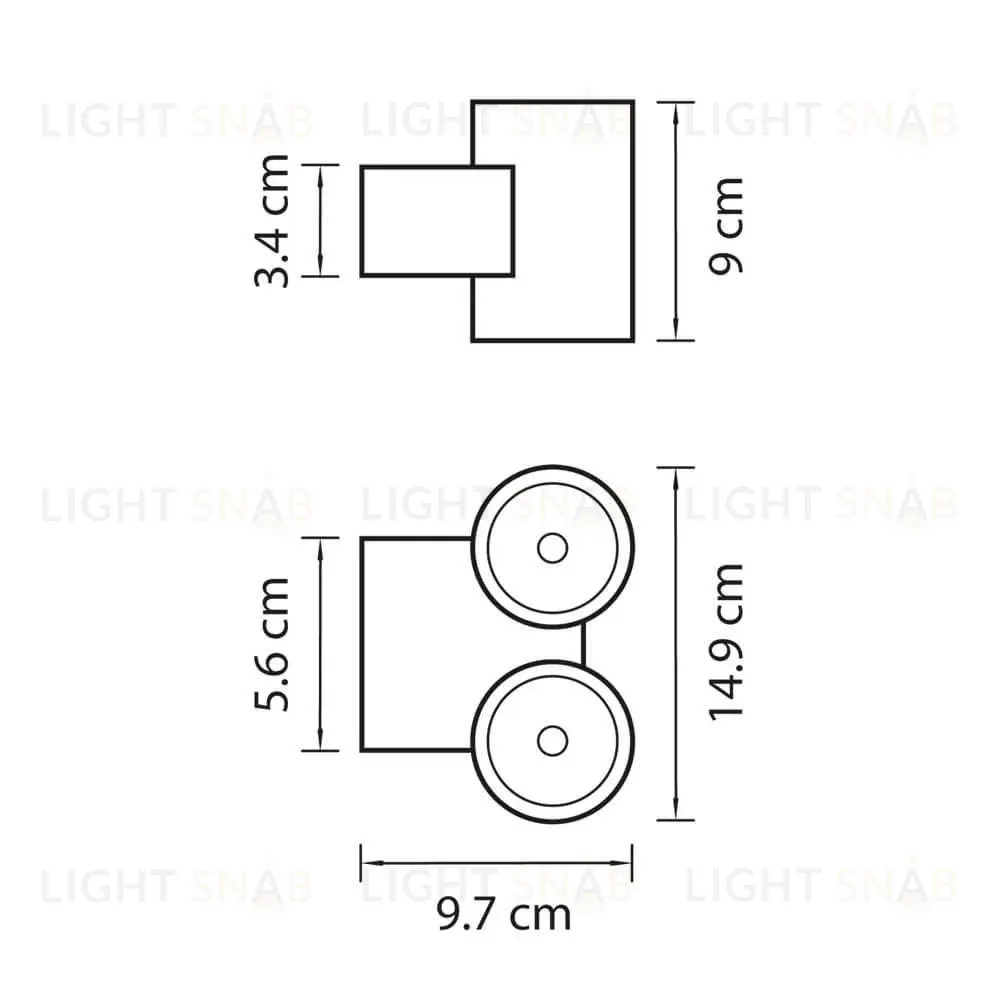 Уличный настенный светодиодный светильник Lightstar Paro 352694 352694