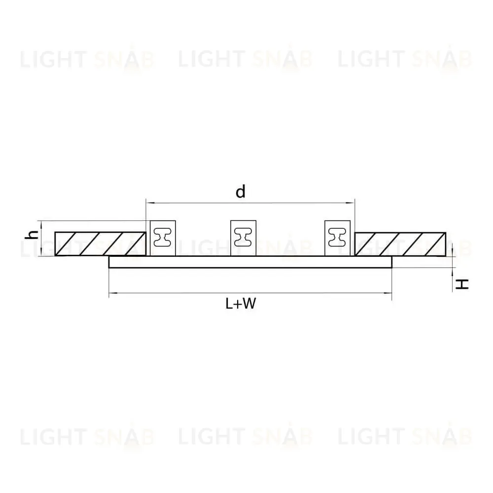 Рамка Lightstar Domino Round 214697 214697