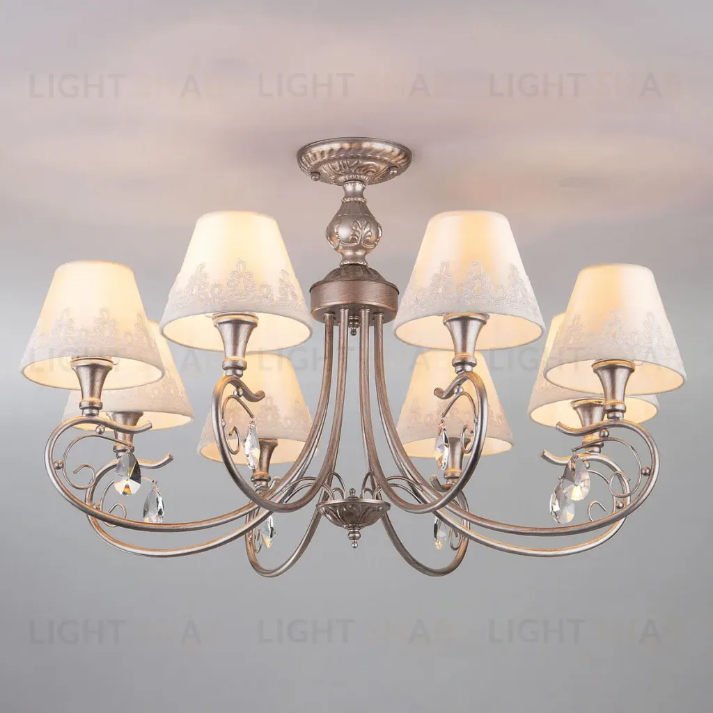 Потолочная люстра Eurosvet Incanto 60069/8 серебро 60069/8 серебро