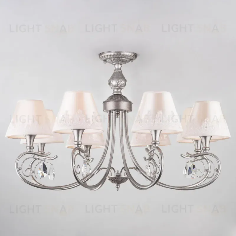 Потолочная люстра Eurosvet Incanto 60069/8 серебро 60069/8 серебро