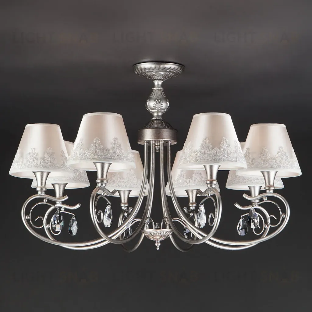 Потолочная люстра Eurosvet Incanto 60069/8 серебро 60069/8 серебро