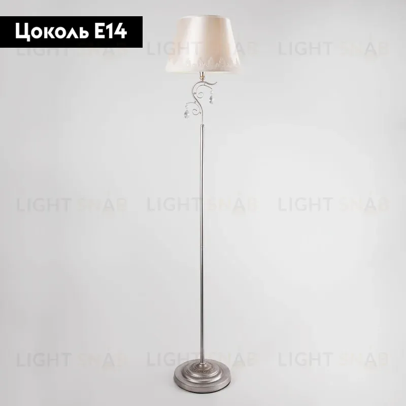 Торшер Eurosvet Incanto 01023/1 серебро 01023/1 серебро