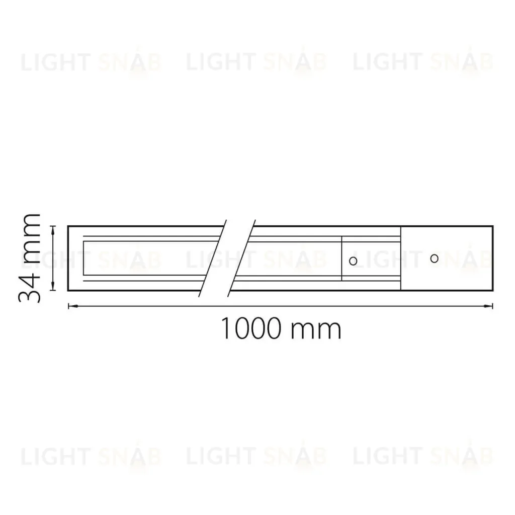 Шинопровод однофазный Lightstar Barra 502015 502015