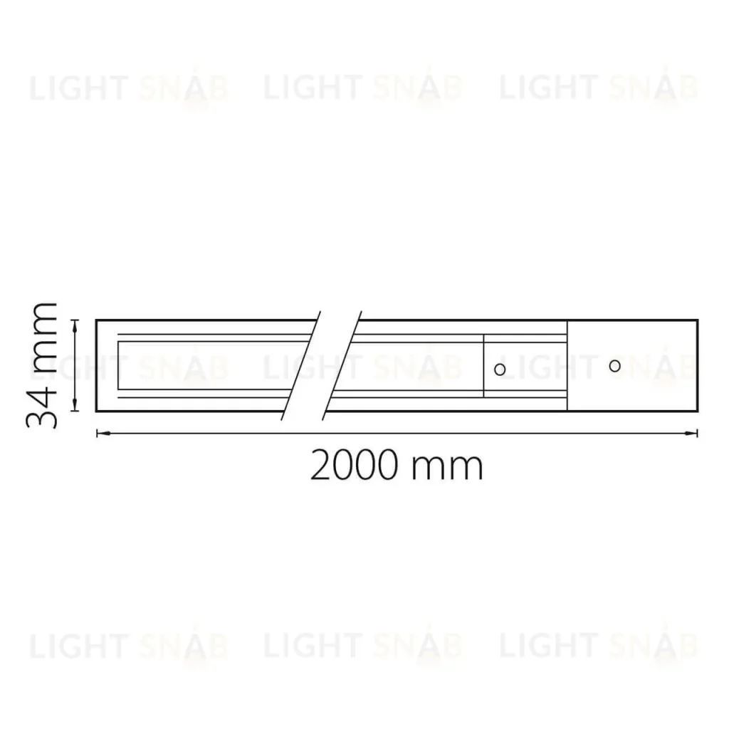 Шинопровод однофазный Lightstar Barra 502028 502028