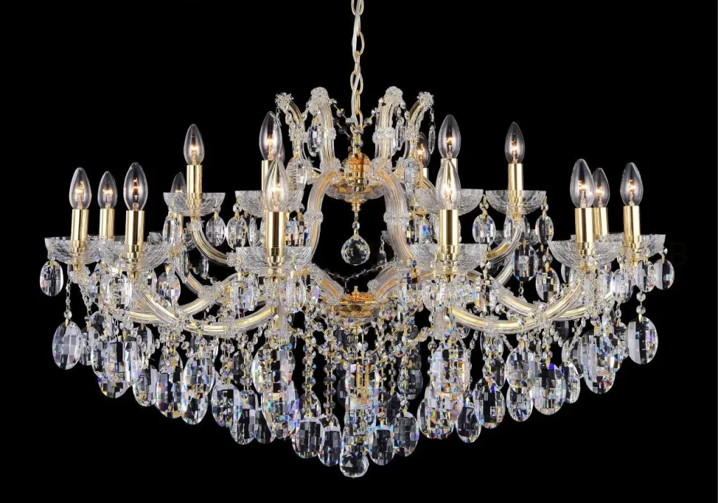 Подвесная люстра Crystal Lux Hollywood SP12+6 Gold Hollywood SP12+6 Gold