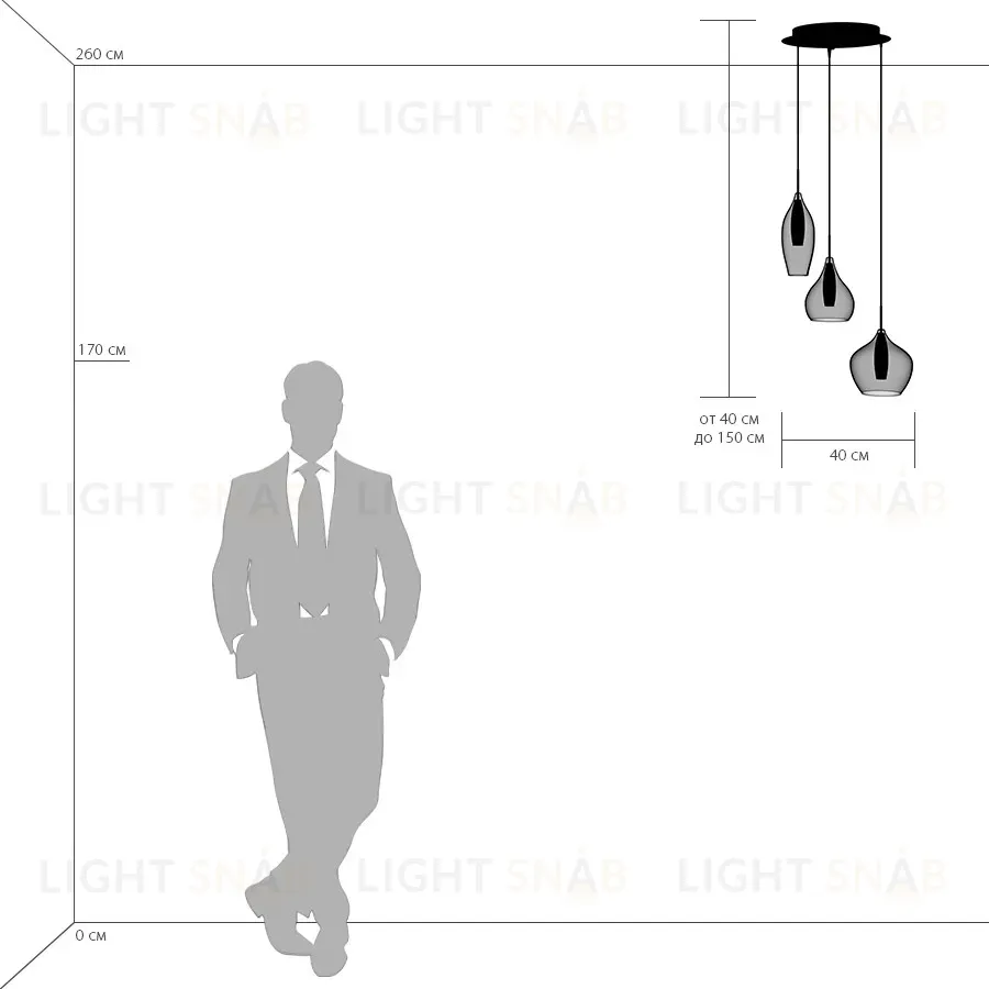 Подвесная люстра Lightstar Pentola 803051 803051