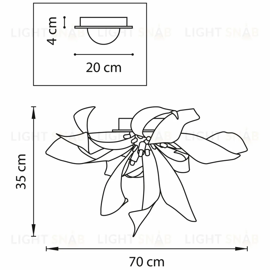 Потолочная люстра Lightstar Turbio 754166 754166