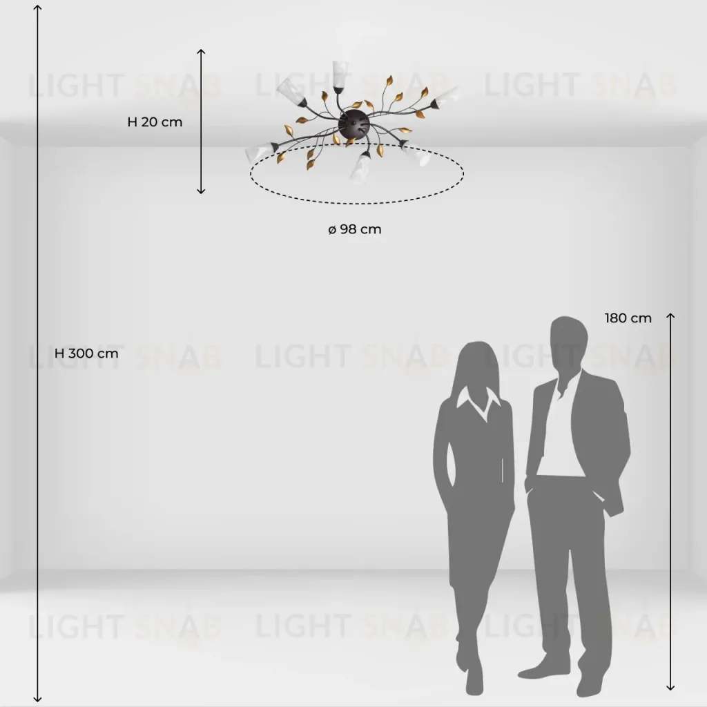 Потолочная люстра MW-Light Восторг 242015206 242015206
