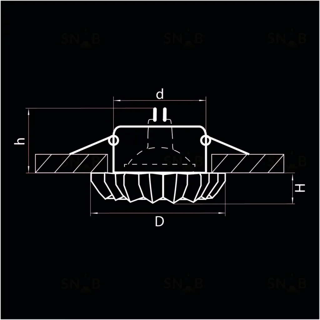 Встраиваемый светильник Lightstar Solo Ray 002120 002120