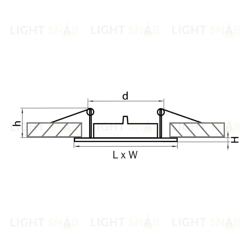 Встраиваемый светильник Lightstar Lega16 011944 011944