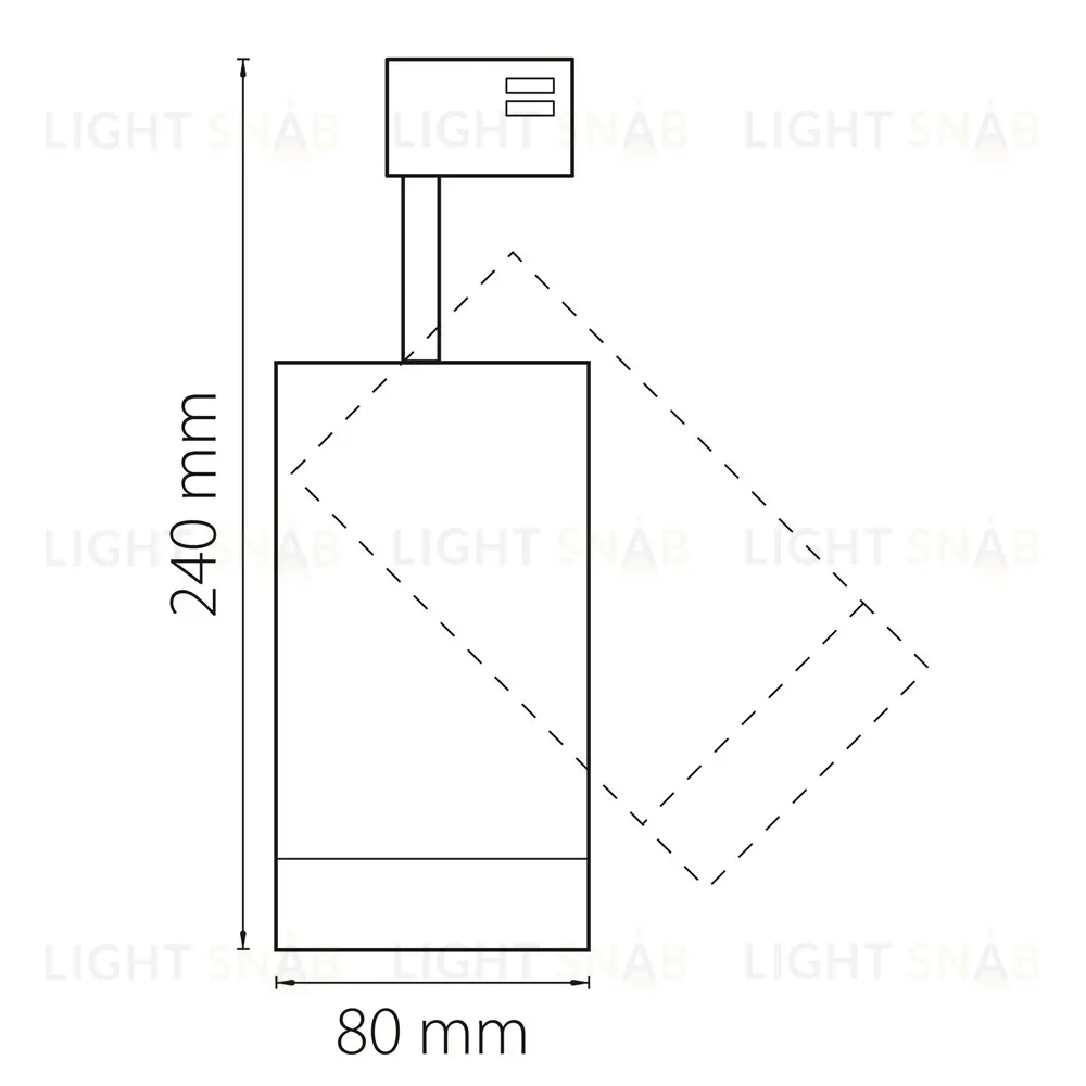 Трековый светодиодный светильник Lightstar Canno Led 303264 303264