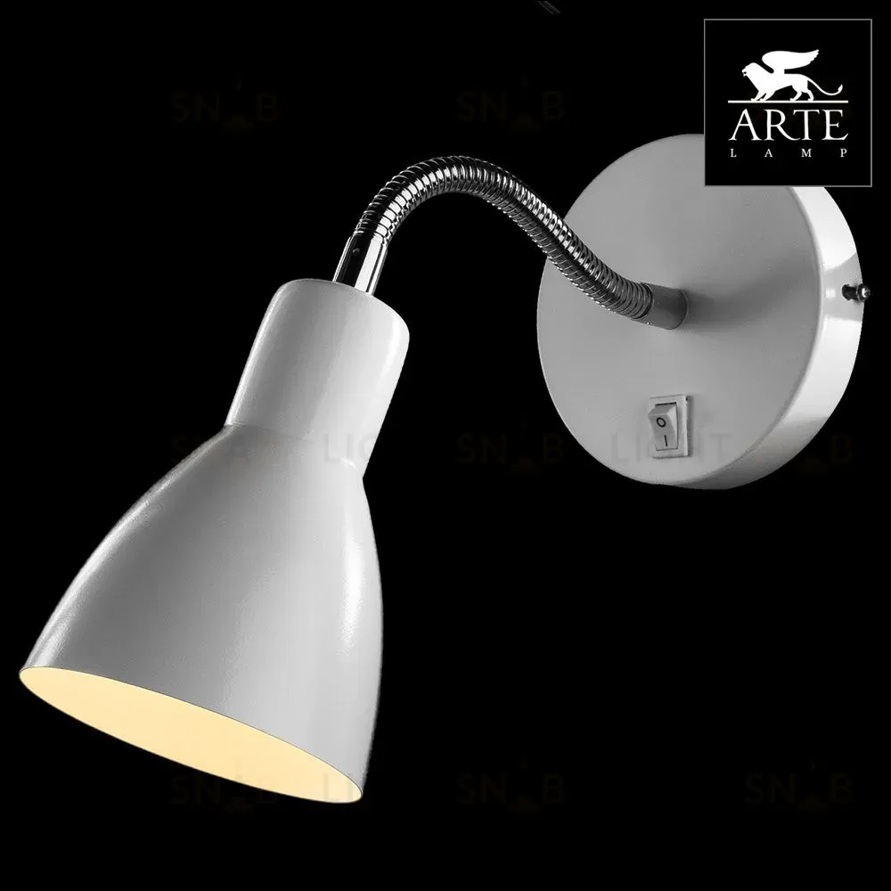 Спот Arte Lamp Dorm A1408AP-1WH A1408AP-1WH