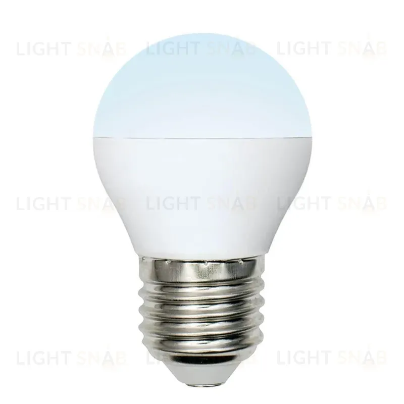 Лампа светодиодная (UL-00002378) Uniel E27 6W 4000K матовая LED-G45-6W/NW/E27/FR/MB PLM11WH LED-G45-6W/NW/E27/FR/MB PLM11WH картон
