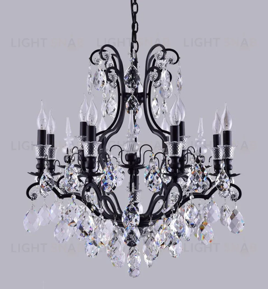 Подвесная люстра Crystal Lux Magnifico SP13 Black/Transparent Magnifico SP13 Black/Transparent