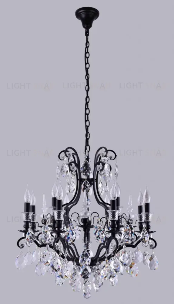 Подвесная люстра Crystal Lux Magnifico SP13 Black/Transparent Magnifico SP13 Black/Transparent