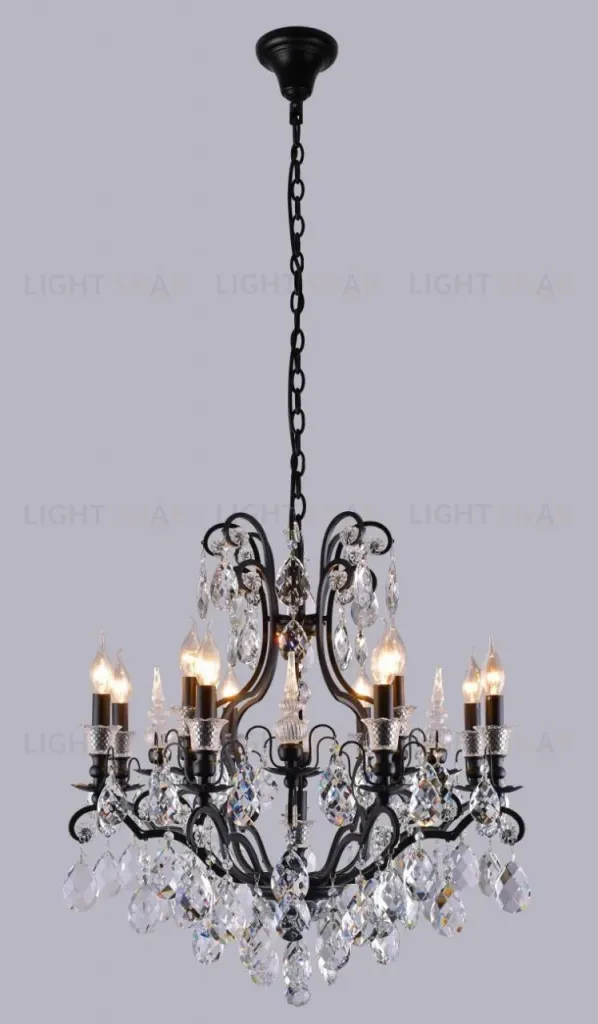 Подвесная люстра Crystal Lux Magnifico SP13 Black/Transparent Magnifico SP13 Black/Transparent