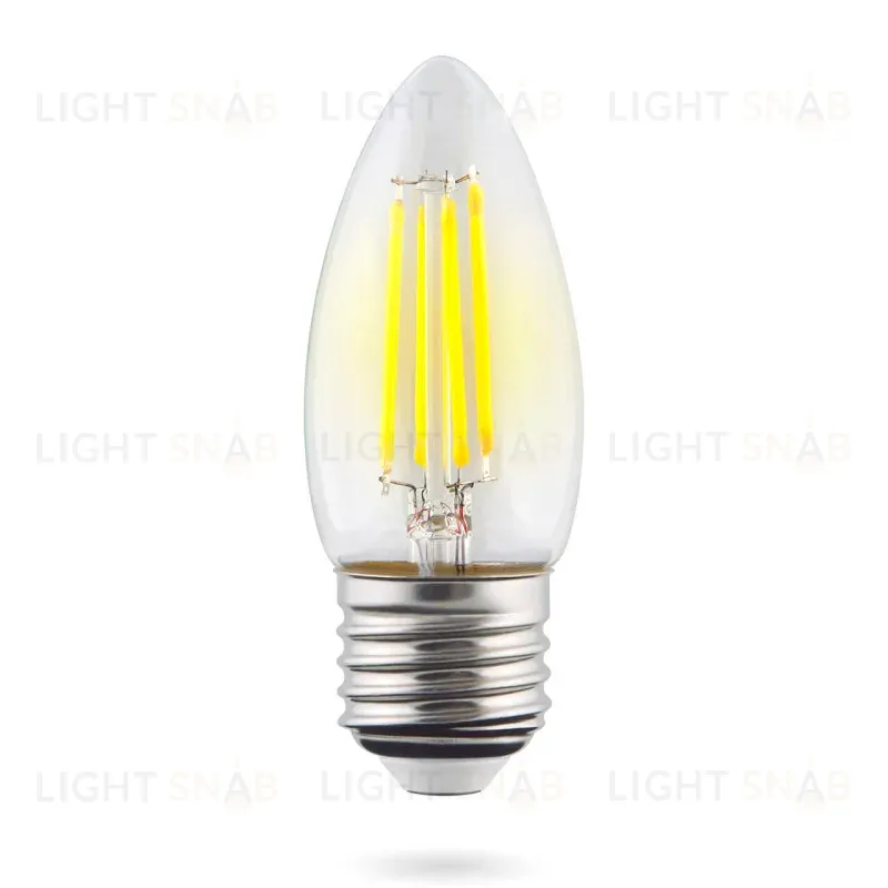 Лампа светодиодная Voltega E27 6W 4000К прозрачная VG10-C1E27cold6W-F 7029 7029