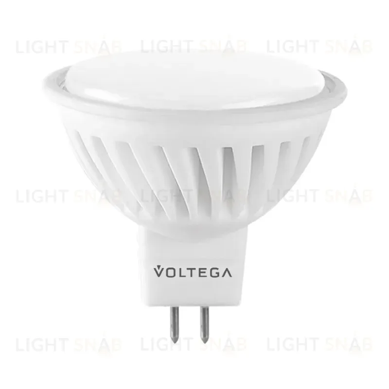 Лампа светодиодная Voltega GU5.3 10W 2800K матовая VG1-S2GU5.3warm10W-C 7074 7074
